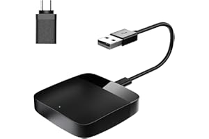 MEETOWN Carplay Wireless Adapter, 2024 Upgrade Wireless Carplay Adapter Dongle für Apple, Konvertiert kabelgebundenes in kabelloses Carplay, Plug & Play, Kompatibel mit Autos ab 2017 &iPhone iOS 10+