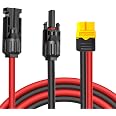 Cavo Di Ricarica Solare DC 3 Metri – Spina XT60 E Connettori Pannello, Filo 12 AWG, Per Pannelli Da 10W A 2000W - 3