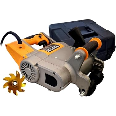 Fresatrice Verticale A Batteria Avhrit 21V, 2 Batterie 4.0Ah, Motore Brushless 33000 Giri/min, 6 Velocità, Con 15 Punte Da Fresa 1/4"