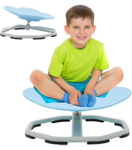 Chaise Pivotante Sensorielle Enfant Autisme – 360° Tournante, Jouet D’équilibre Et Coordination, Idéal Stimulation Vestibulaire