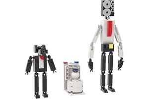 Puruuige Skibidi Toilet Figura de acción Juguete de Bloques de construcción, Figura de Modelo de fanáticos coleccionables, Idea de Regalo (172 Piezas)