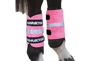 Shires Equi-Flector Wraps - Pink