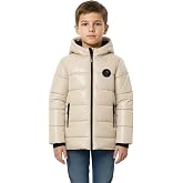 Erkek &Ccedil;ocuk Şişme Mont Kışlık &ndash; K&uuml;rkl&uuml; &Ccedil;ocuk Mont, Sıcak Tutan, Kap&uuml;şonlu, R&uuml;zgar Ge&ccedil;irmez &amp; Su Ge&ccedil;irmez, Fermuarlı, Cepli, G