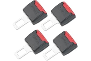 HTGWCG Auto Adapter 4 Stück, Ersatzteile für Automobile, Auto Zubehör Innenraum für die Meisten Pkw LKW Transporter Geeignet(Schwarz)