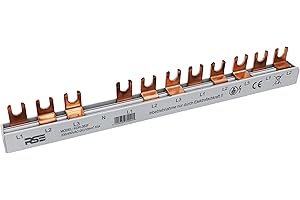 RSE Phasenschiene KDR363F 3-Polig+N mit Gabelanschluss, 10mm², 63A, 12 Module
