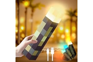 BRIMOREA Antorcha LED de pared, lámpara de pared, lámpara de noche, recargable por USB, 4 colores, portátil y montaje en pared, perfecta para habitación de los niños, jugadores, jardín y decoración