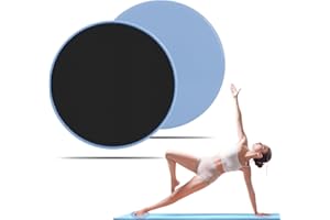 TIRYNS 2Pièce Core Sliders Disques de Glisse à Double Face Disque de Fitness Abdominaux Core Disque Glisseur Gliding Discs Equipement d'Exercice pour Yoga Pilates Crossfit Gym Famille Abdominale Workout