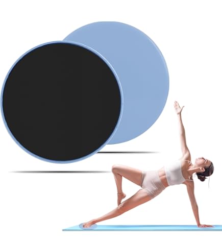 Sliders Fitness DDKY - Dischi Scorrevoli Per Allenamento A Casa O In Palestra, Doppia Faccia - Foto 9