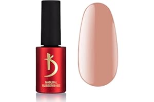 Kodi Professional Rubber Natural Base Gel Polish – Natürlicher Nackter Base Coat Gel Nagellack – Unterlack Nagellack UV/LED – Basislack in Nude-Tönen (Dark Beige, 7ml)