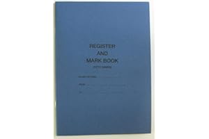 ABBEYSHAKE school class register and mark book A4 size - blue cover