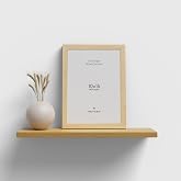 Wooden Photo Frame - Frame Leaving a Mark on Time (Wooden, 10x15 - Feet)