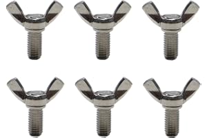 FiMix Fjärilsskruv, M8x16 mm, 304 rostfri, 6-pack