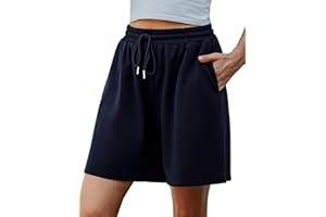 Migcaput Pantaloncini Donna Estivi Pantaloni Corti Pigiama Donna Cotone Shorts Donna Casual Pantaloncini Donna Notte con Tasche