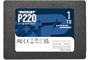 Patriot P220 SSD 1TB SATA III Disco Sólido Interno 2.5"