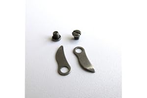 EVERNICE Lot de 2 ressorts de tension de crochet navette + vis #8611+662 pour machine à coudre Singer 29K