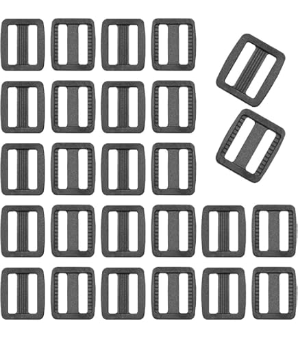 10 Fibbie In Lega Di Zinco Per Borse - Scorrevoli, Resistente, Argento - Foto 7