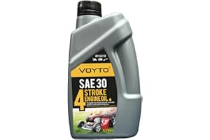 VOYTO 1L SAE 30 Engine Oil for Lawnmowers, Tractors, and Garden Equipment, API SG/CD – High-Performance Lubrication for 4-Stroke Engines, Compatible with Major Brands, Enhances Engine Life and Efficiency