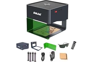 FONLAND Máquina de Grabado Láser Portátil, Mini Máquina de Grabado Láser, Madera, Papel Kraft, Acrílico (No Apto para Metal), Adecuada para Principiantes