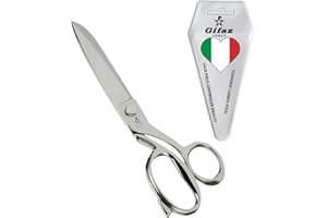 GIFAZ Forbici da Sarta Professionali 26 cm. e di Precisione TAGLIATUTTO in Acciaio al carbonio nichelato Resistenti ed Affilate per Taglio e Sartoria - Ultra Resistente Made in Italy