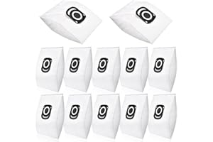 LEADAYBETTER 12 Sacs d'aspirateur pour Rowenta Hygiène+ ZR200520 ZR200720 Compatible avec Compact Power, X-Trem Power et Silence Force 4A (RO64xx, RO63xx, RO68xx, RO39xx)