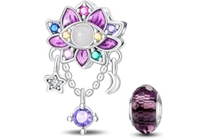 HappyStar Perles Charms Argent Sterling 925 Animal Charm Collection, breloque trèfle à quatre feuilles pour femme, compatible avec les bracelets et colliers européens Pandora