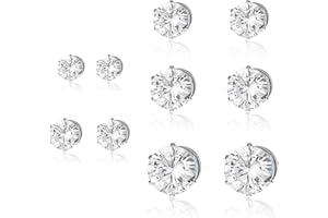 CELIODD 5 Paire Orecchini Magnetici Uomo Orecchini Finti