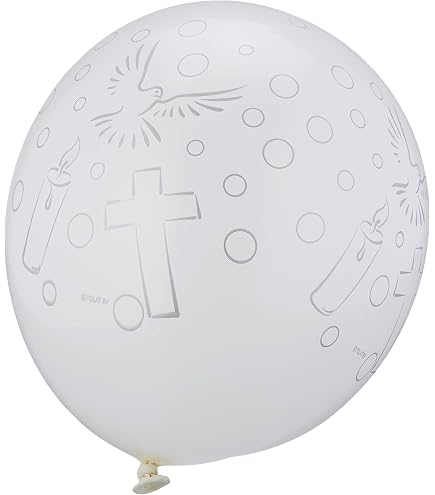 10 Luftballons 'Alles Gute Zur Taufe' – Blau & Hellblau, 30 Cm Durchmesser, Latex, Heliumgeeignet