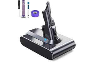 EVARY 6000mAh V7 Batteria per Dyson V7 SV11 Batteria di Ricambio Compatibile con Dyson Absolute Animal Motorhead Trigger Car+Boat Fluffy HEPA