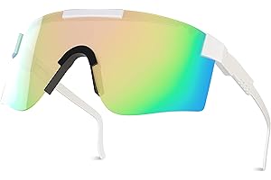 Shinehalo Polarisierende Sport-Sonnenbrille f?¡ì1r Damen und Herren zum Radfahren und Angeln UV-400-Schutz schnelle Brille
