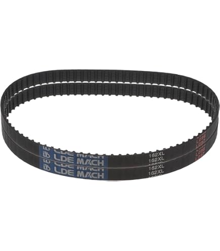 Courroies De Synchronisation 102XL - Lot De 3, Pas 0.20", Largeur 0.37", 51 Dents, Pour Imprimantes 3D Et Machines Légères