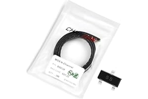 Chanzon BSS138 SOT-23 NMOS N-Channel SMD Power MOSFET Transistor (Pack of 100pcs)