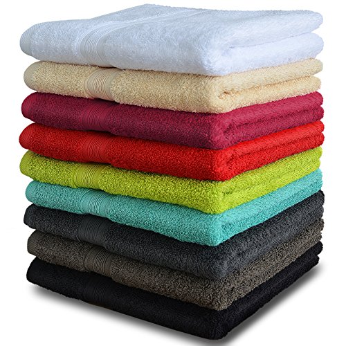 4 tlg. Set Duschtücher MAGIC SOFT | ÖKO TEX Standard 100 | Premium-Qualität | Duschhandtücher / Handtücher in der Größe 70×140 cm | viele Farben | grau - 3