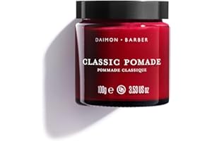 Daimon Barber Argan Oil Remedy Hair Wax, Mens Styling Wax For Added Control and Texture, Medium Shine and Light to Medium Hold, Ideal for Slick Backs, Made From Natural Plant Wax 100g