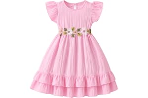 TAGAS Girls Red Polka Dot Frock Dress with White Shrug | Sleeveless Dress with Bow & Layered Skirt | Birthday, Wedding Dress for Girls