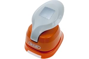 Wiler CPEF212 Fustella per Carta ed Eva Foam a Forma di Quadrato Smerlato misura 25mm