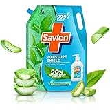 Savlon Moisture Shield Germ Protection Liquid Handwash, 1500ml Hand Wash Refill, Protects from 99.9% Germs, Soft Moisturized 