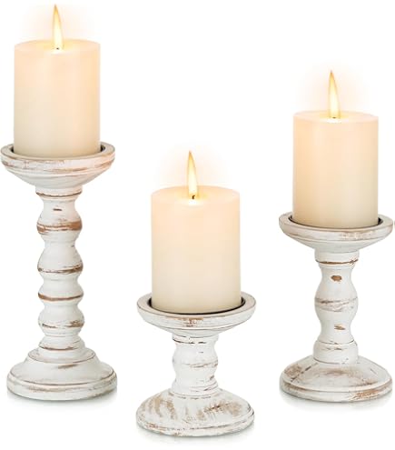 F&F Home Large Unfragranced Pillar Candle - Ivory - Groceries - View #10