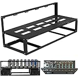 PNGOS Mining Rig Frame pour BTC-S37/B75/B85, 8GPU Mining Rig Cadre en Acier Open Air Miner Frame Rig Case,Support de Plate-Fo