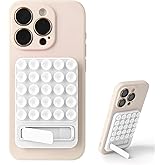 Coverzone Rectangular Suction Cup Phone Holder Stand Can Pop-it Phone Holder Portable Silicone Soft Phone Stand