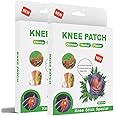 Herbal Knee Pain Relief Patch – Chinese Herbal Plaster for Joint & Muscle Pain, Quick Relief Heating Pad, Natural Pain Reliever for Knee, Arthritis, Back & Body Pain – Pack of 20 (Pack of 20)