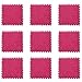 Produktbild Gosear 9 Stk 12.2 x 12.2inches EVA Schaum Plüsch Anti-Rutsch Sicherheit Stock Kissen Weiche Komfortable Teppich Pad Puzzle Matten für Haus Bad Schlafzimmer Wohnzimmer Kinder Zimmer Küche Fensterbank Flur Büro Rose