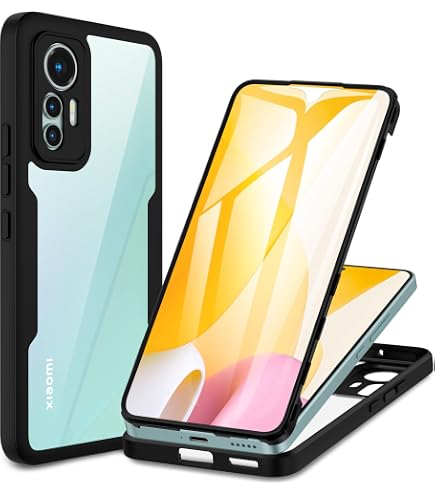 Transparente Hülle Für Xiaomi 12 Lite 5G – Mit Displayschutz & 360°-Schutz