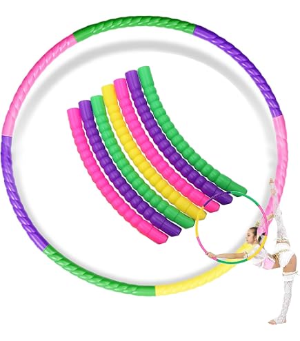 Hula-Hoop Für Erwachsene, Verstellbar & Abnehmbar, Mit Massagerollen – Zum Abnehmen, Für Bauchtraining & Fitness