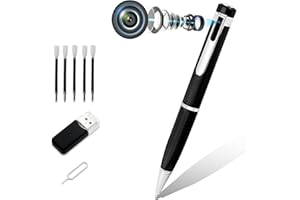 Anviker Camera Pen, Spy Pen Camera 1080P Hidden Camera, Spy Cam with Picture Taking and Audio recording, Mini Surveillance Camera for Business Conference and Classroom Learning