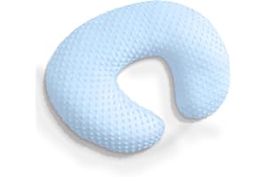 Wsetyy U Shape Nursing Pillow Cover for Breastfeeding for Baby (Blue, One Size)