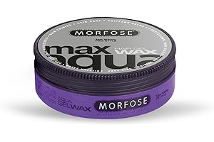 Morfose Deep Aqua Hair Styling Wax 175ml – Cire coiffante Max Hold – Fixation maximale & brillance intense – Contrôle longue durée