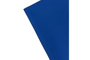 DHS Plain Royal Blue Fabric - 45 inch / 112 cm Wide - for Dressmaking, Art & Craft, Sewing - Per Metre