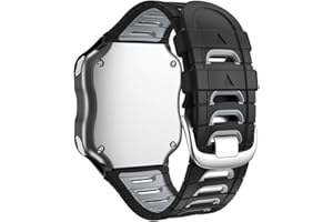 WIIKAI, Cinturino Di Ricambio Compatibile con Garmin Forerunner 920XT, in Silicone di Ricambio.