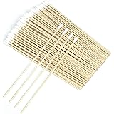 6 Inch Long Cotton Buds, 200pcs Extra Long Handle Ear Buds Cotton Swabs Earbuds for Cleaning, Makeup, Polishing Jewelry, Arts