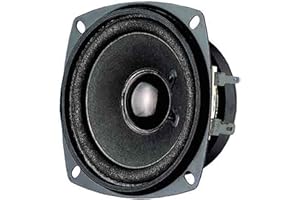 BEST PRICE SQUARE Visaton VS-FR8/4 - Hauts-parleurs (10 W, 130 - 20000 Hz, 4 Ohm, Noir)